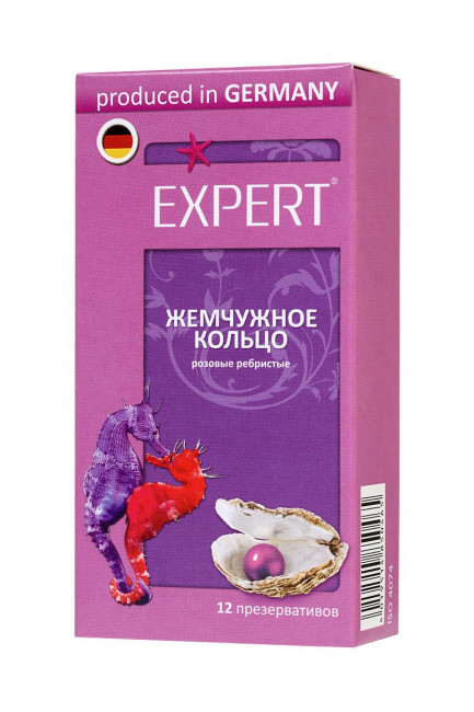 Презервативы с ребрами Expert "Жемчужное кольцо" - 12 шт., Expert