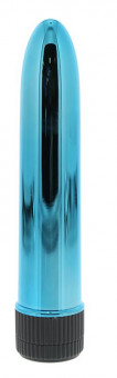 Голубой гладкий вибромассажёр KRYPTON STIX 5 MASSAGER M/S BLUE - 12,7 см., NMC
