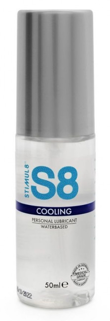 Охлаждающий лубрикант на водной основе S8 Cooling Lube - 50 мл., Stimul8