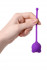Фиолетовый силиконовый вагинальный шарик A-Toys с ушками, A-toys
