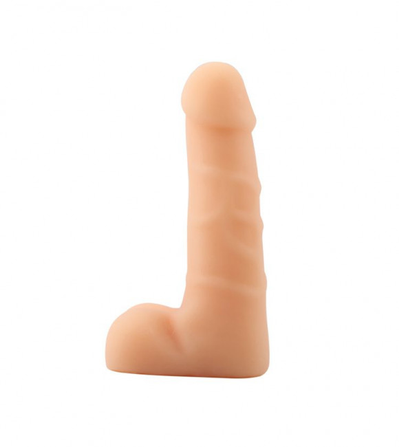 Телесный фаллоимитатор с мошонкой Flexible Cock No.01 - 16,4 см., Chisa Телесный фаллоимитатор с мошонкой Flexible Cock No.01 - 16,4 см., Chisa