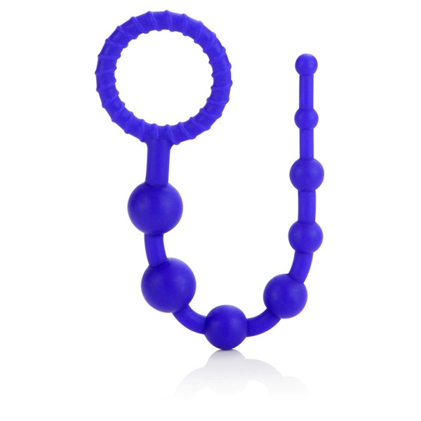 Фиолетовая силиконовая цепочка Booty Call X-10 Beads, California Exotic Novelties