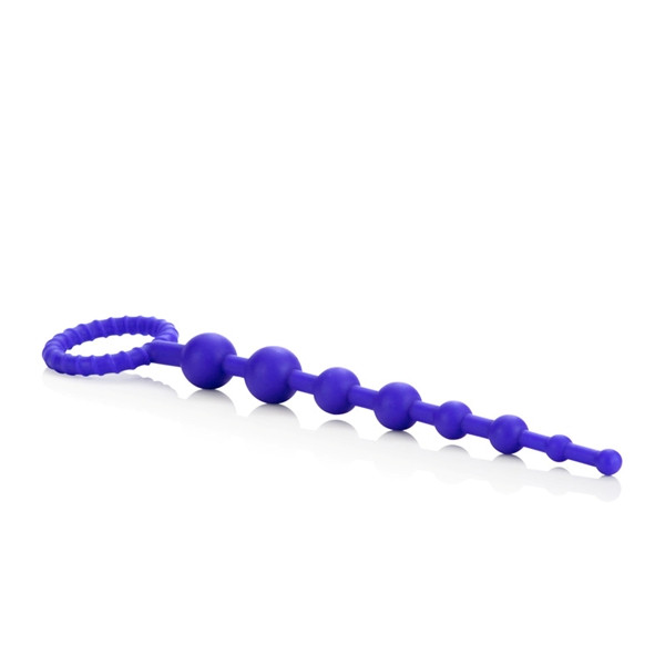 Фиолетовая силиконовая цепочка Booty Call X-10 Beads, California Exotic Novelties