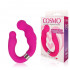 Двойной розовый силиконовый вибромассажер Cosmo, Bior toys Двойной розовый силиконовый вибромассажер Cosmo, Bior toys