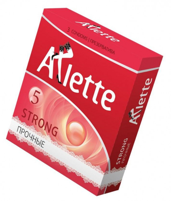Ультрапрочные презервативы Arlette Strong - 3 шт., Arlette