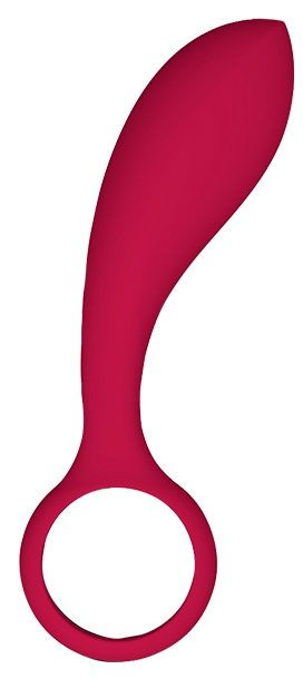Красная гибкая анальная пробка SILKY SMOOTH FINGER - 14,5 см., Dream Toys Красная гибкая анальная пробка SILKY SMOOTH FINGER - 14,5 см., Dream Toys