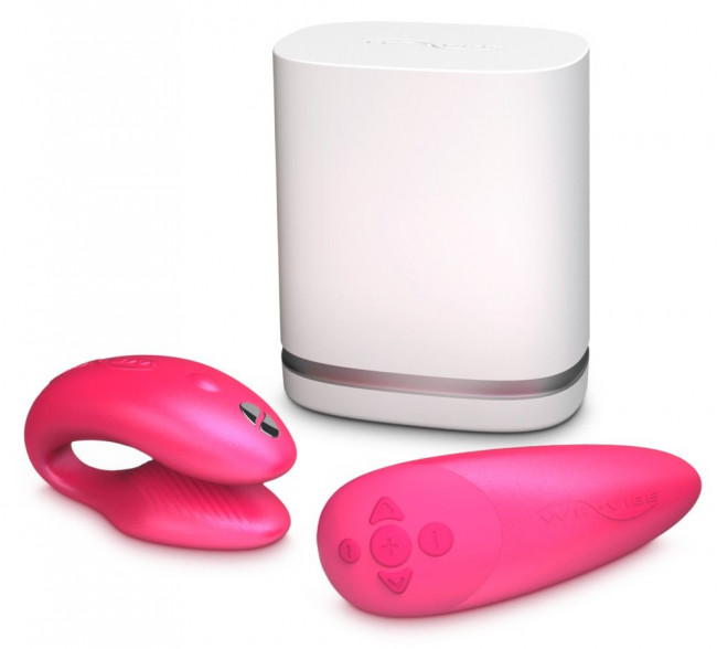 Розовый вибратор для пар We-Vibe Chorus, We-vibe