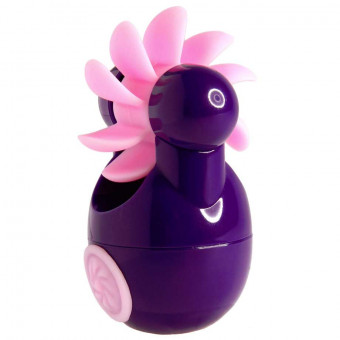 Фиолетовый клиторальный вибростимулятор Sqweel Go Purple, Sqweel