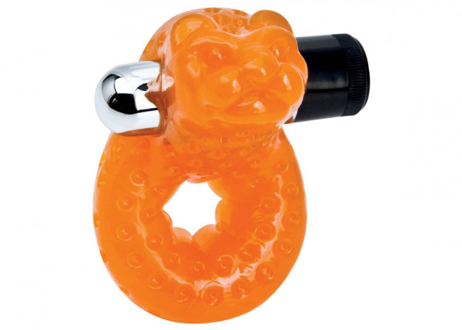 Эрекционное кольцо со стимулятором клитора Sex Please! Morozko Vibrating Cock Ring, Topco Sales