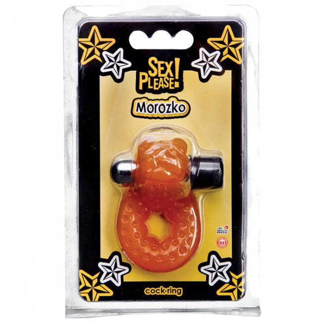 Эрекционное кольцо со стимулятором клитора Sex Please! Morozko Vibrating Cock Ring, Topco Sales