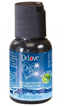 Лубрикант на водной основе с Алое Вера Dr Love, 30 мл., Doctor Love (Futuring)