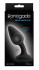 Чёрная анальная пробка со смещенным центром тяжести Renegade Knock Knock Plug - 11,9 см., NS Novelties