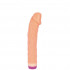 Телесный вибратор-реалистик с загнутой головкой Sexy Friend - 22,5 см., Bior toys