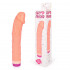 Телесный вибратор-реалистик с загнутой головкой Sexy Friend - 22,5 см., Bior toys