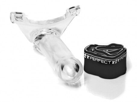 Прозрачный фаллопротез Perfect Fit Armour Knight XL размера S/M - 17,8 см., Perfect Fit Brand