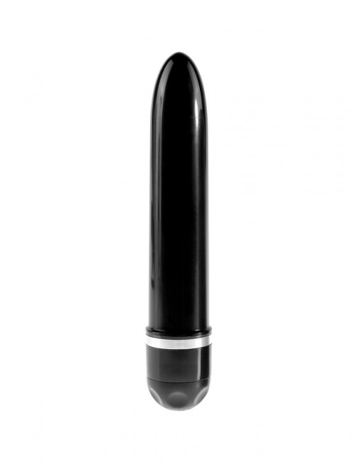 Чёрный вибратор-реалистик 5" Vibrating Stiffy - 16,5 см., Pipedream Чёрный вибратор-реалистик 5" Vibrating Stiffy - 16,5 см., Pipedream