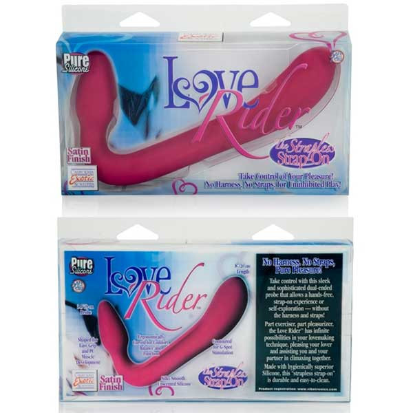 Женский безременной страпон Love Rider малинового цвета, California Exotic Novelties Женский безременной страпон Love Rider малинового цвета, California Exotic Novelties