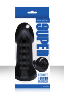 Мастурбатор Super Stroker черного цвета, NS Novelties