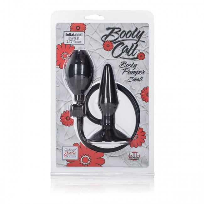 Чёрный анальный расширитель Booty Call Booty Pumper Small - 9,5 см., California Exotic Novelties
