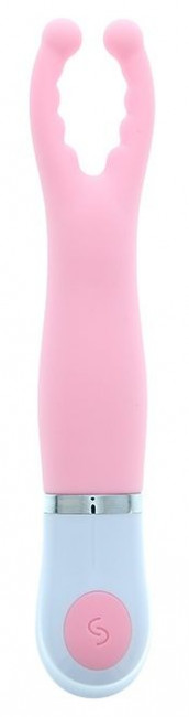 Розовый вибростимулятор клитора CLITORAL PINCER, Dream Toys