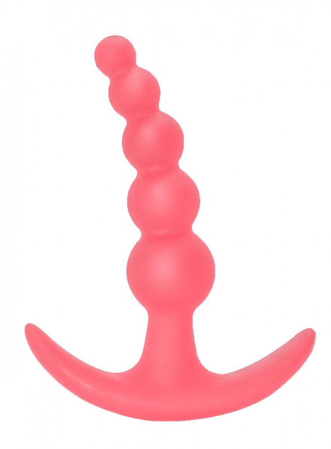 Розовая анальная пробка Bubbles Anal Plug - 11,5 см., Lola toys Розовая анальная пробка Bubbles Anal Plug - 11,5 см., Lola toys