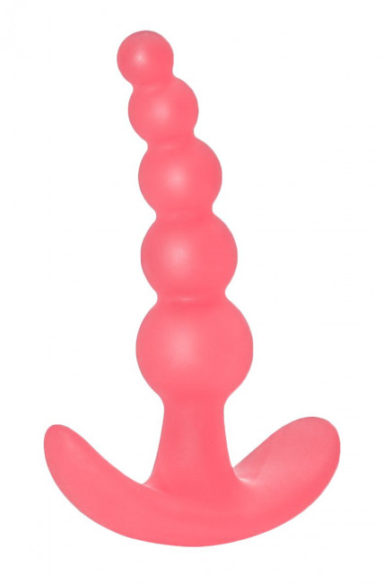 Розовая анальная пробка Bubbles Anal Plug - 11,5 см., Lola toys Розовая анальная пробка Bubbles Anal Plug - 11,5 см., Lola toys