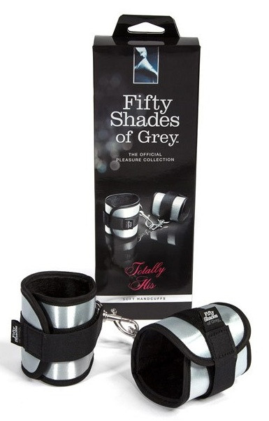 Серо-черные наручники Totally His, Fifty Shades of Grey