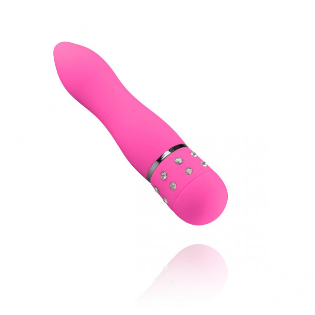 Розовый мини-вибратор Diamond Smooth Vibrator - 11,4 см. Розовый мини-вибратор Diamond Smooth Vibrator - 11,4 см.