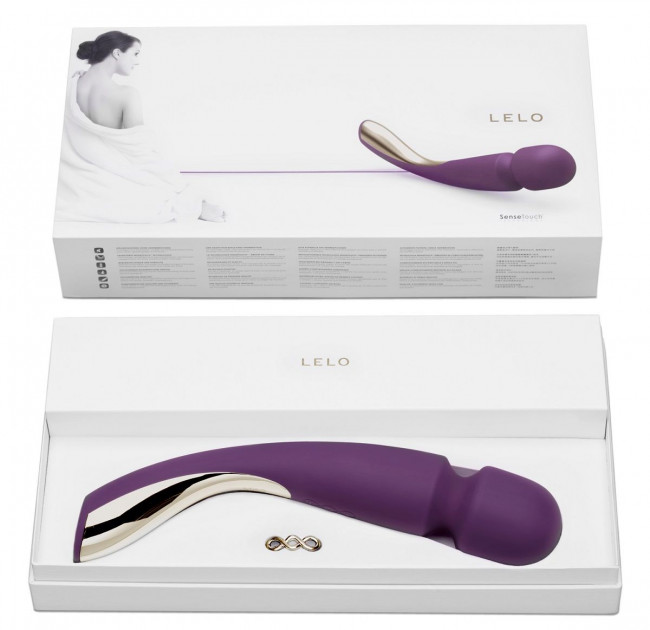 Большой профессиональный массажер Smart Wand Large фиолетового цвета, Lelo
