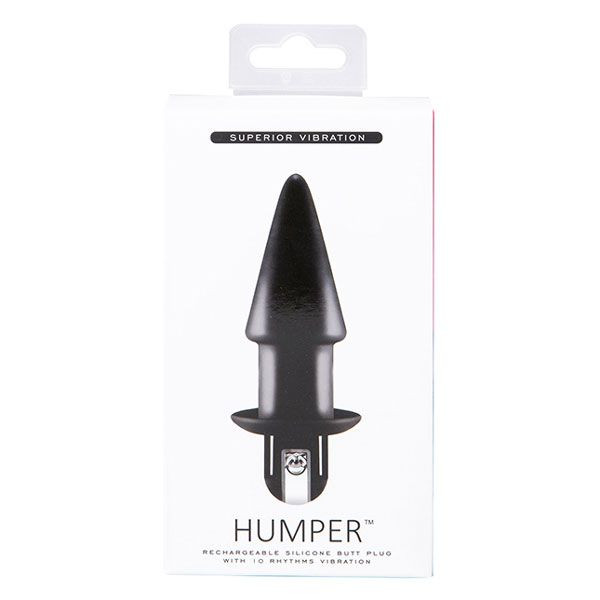Черный конический анальный вибратор HUMPER 3.5INCH VIBRATOR, NMC Черный конический анальный вибратор HUMPER 3.5INCH VIBRATOR, NMC