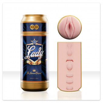 Необычный мастурбатор-вагина в банке Fleshlight - Lady Lager, Fleshlight