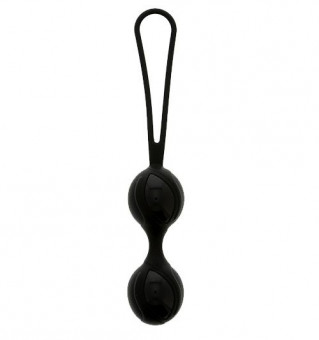Чёрные вагинальные шарики GOOD VIBES THE PERFECT BALLS, Dream Toys
