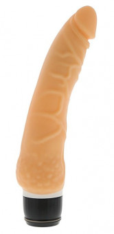 Телесный вибратор-реалистик PURRFECT SILICONE CLASSIC 7.1INCH FLESH - 18 см., Dream Toys