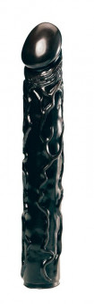 Чёрный фаллоимитатор BIG BONANZA 13 BLACK BUTT PLUG - 33 см., NMC