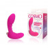 Розовый вибромассажер Сosmo с отростком - 9 см., Bior toys