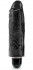 Чёрный вибратор-реалистик 6" Vibrating Stiffy - 17,8 см., Pipedream Чёрный вибратор-реалистик 6" Vibrating Stiffy - 17,8 см., Pipedream