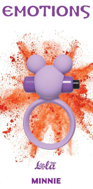 Сиреневое эрекционное виброколечко Emotions Minnie, Lola toys Сиреневое эрекционное виброколечко Emotions Minnie, Lola toys