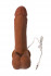 Вибратор-реалистик мулат TOYFA RealStick Elite Mulatto - 21 см., ToyFa