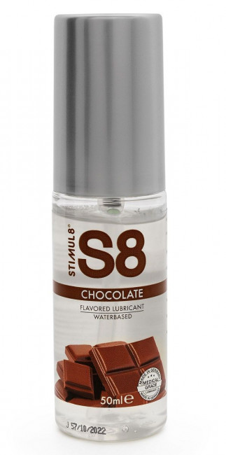 Смазка на водной основе S8 Flavored Lube со вкусом шоколада - 50 мл., Stimul8 Смазка на водной основе S8 Flavored Lube со вкусом шоколада - 50 мл., Stimul8