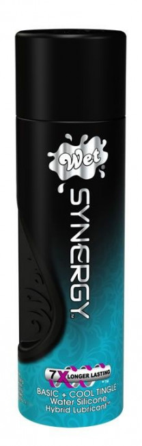 Гибридный лубрикант с охлаждающим эффектом Wet Synergy Cool Tingle - 280 мл., Wet International Inc. Гибридный лубрикант с охлаждающим эффектом Wet Synergy Cool Tingle - 280 мл., Wet International Inc.