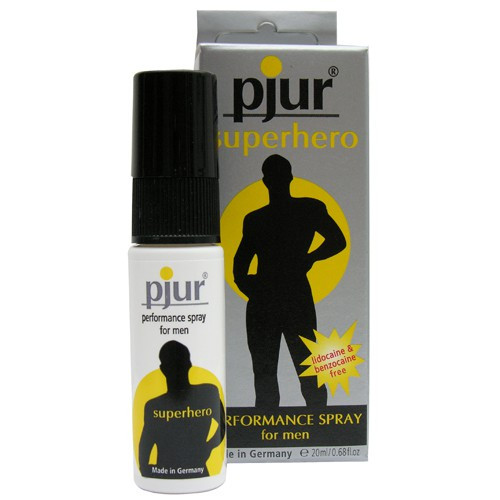 Пролонгирующий мужской спрей pjur SUPERHERO spray - 20 мл., Pjur Пролонгирующий мужской спрей pjur SUPERHERO spray - 20 мл., Pjur