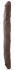 Коричневый двусторонний фаллоимитатор 14 Inch Double Dildo - 35 см.