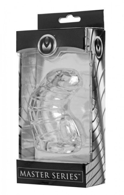 Насадка для ограничения эрекции Detained Soft Body Chastity Cage, XR Brands