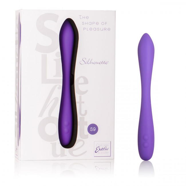Перезаряжаемый фиолетовый вибромассажер Silhouette S9 - 16,5 см., California Exotic Novelties Перезаряжаемый фиолетовый вибромассажер Silhouette S9 - 16,5 см., California Exotic Novelties