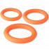 Набор из 3 оранжевых эрекционных колец NEON STIMU RING SET, Dream Toys
