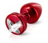 Красный алюминиевый плаг Anni R Butterfly Red T1 Crystal с кристаллом крестообразной формы - 6 см., DIOGOL Красный алюминиевый плаг Anni R Butterfly Red T1 Crystal с кристаллом крестообразной формы - 6 см., DIOGOL