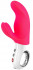 Розовый вибратор с двумя моторами MiSS Bi - 17 см., Fun Factory