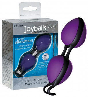 Фиолетовые вагинальные шарики Joyballs secret , Joy Division