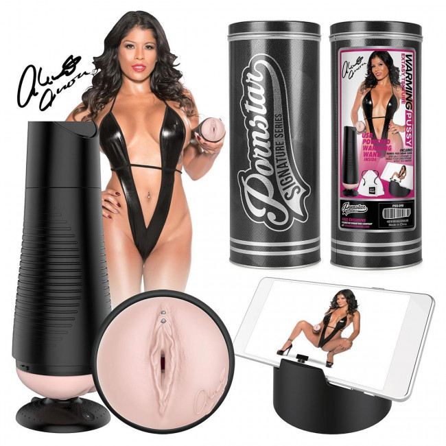 Мастурбатор-вагина PORNSTAR Alexis Amore с подогревом, Pornstar Pussy