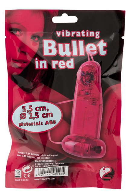 Красное виброяичко с пультом Bullet in Red, Orion Красное виброяичко с пультом Bullet in Red, Orion